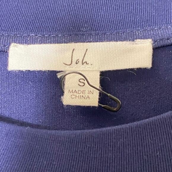 Joh Dark Blue Asymmetric Hem Dress Sz S - Picture 3 of 3